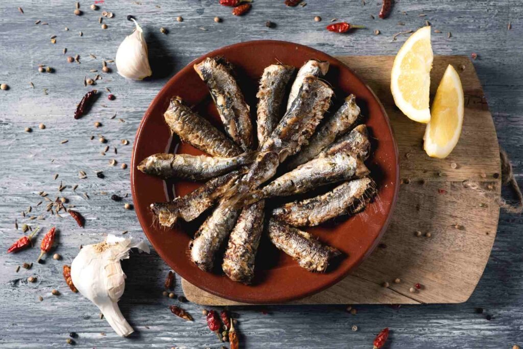 The recipe for fried sardines