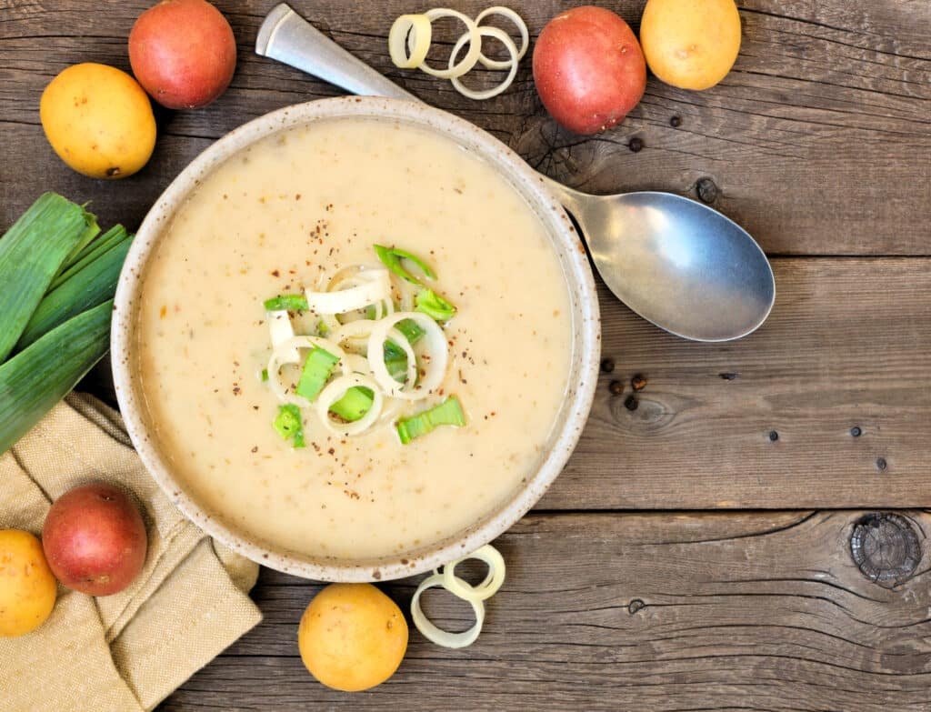 potato and leek soup recipe